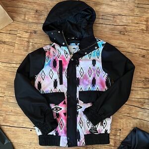 Size XS NEFF Special Edition Pink + Blue Abstract Bomber